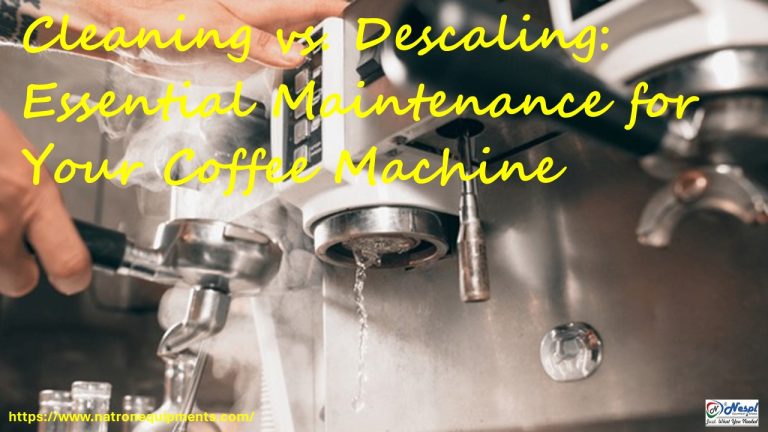 Cleaning & Descaling of Coffee Machine