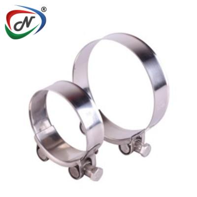  Heavy Duty Stainless Steel Robust Single Bolt Pipe Clamp